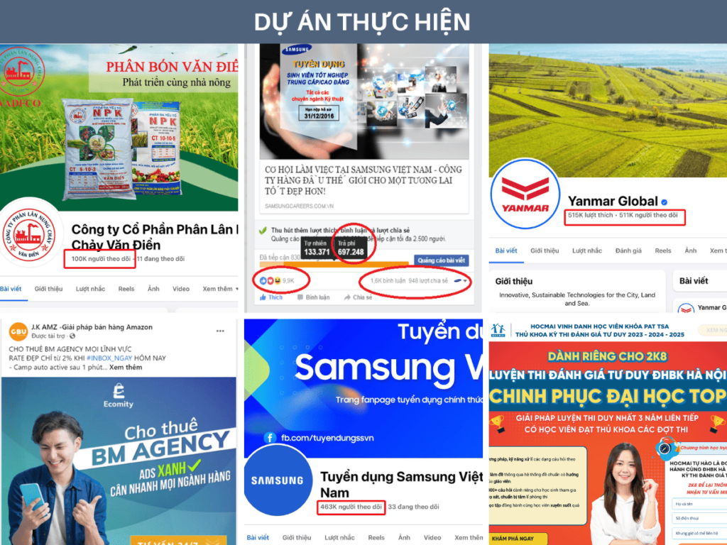 Các dự án TBD Media đã thực hiện