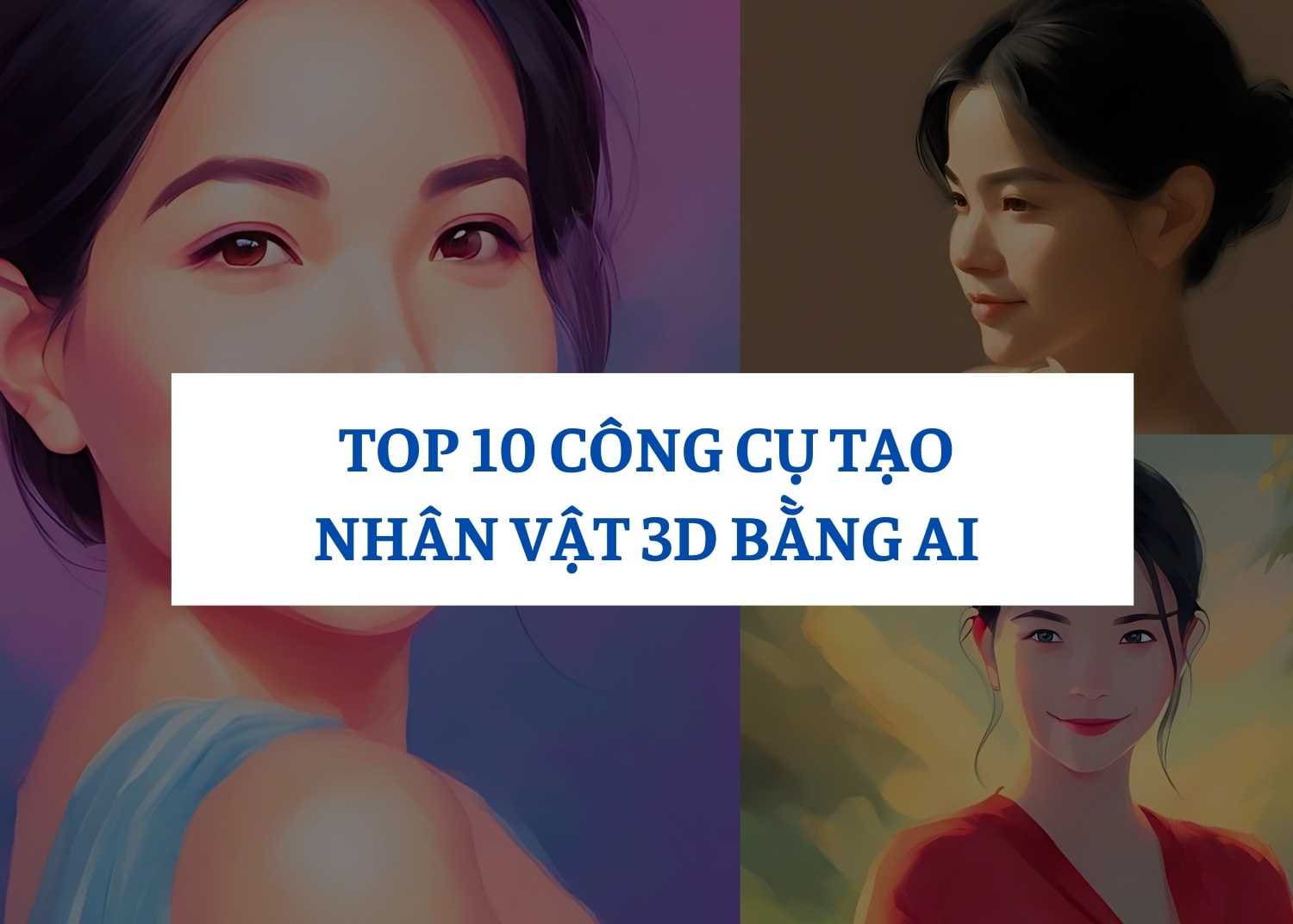 Công Cụ Tạo Nhân Vật 3D Bằng AI