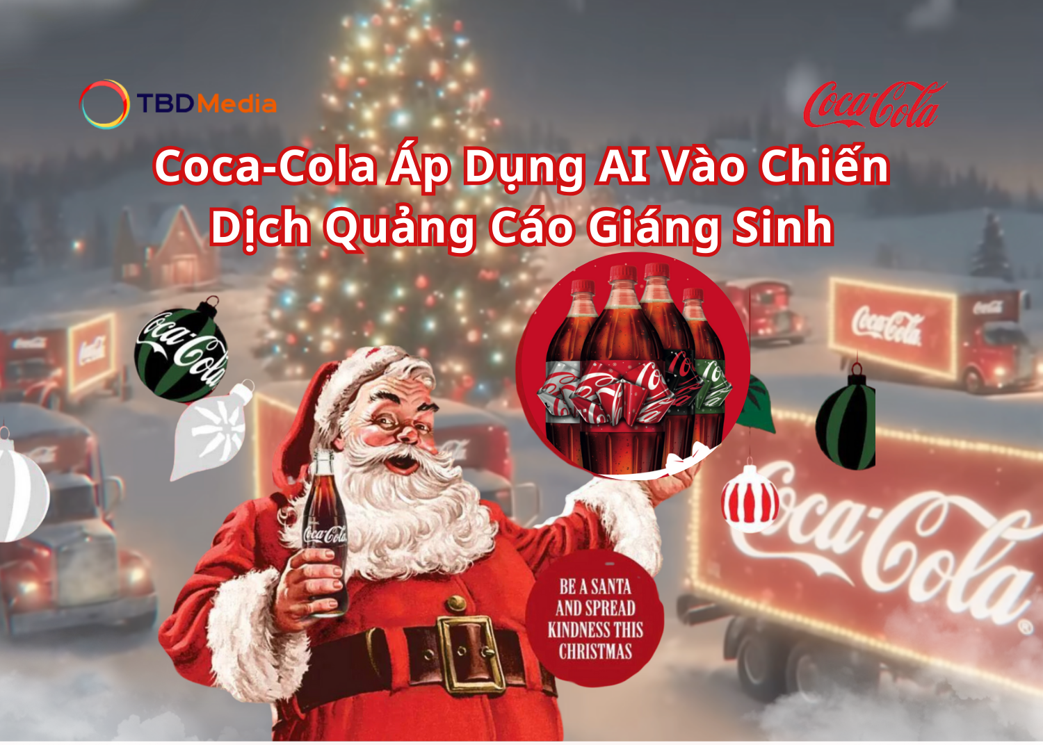 Coca-cola áp dụng AI vào quảng cáo giáng sinh