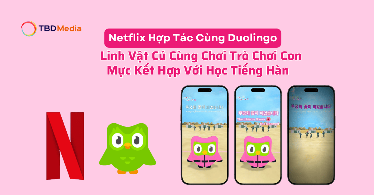 Netflix Hợp Tác Cùng Duolingo: Linh Vật Cú Chơi Trò Con Mực Kết Hợp Với Học Tiếng Hàn