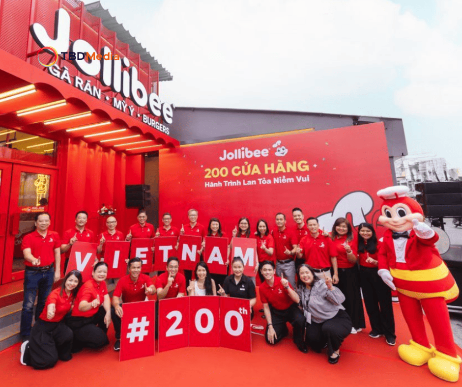 Jollibee Việt Nam: Chiến Dịch Khai Trương Cửa Hàng Thứ 200 Đậm Dấu Ấn Tượng 