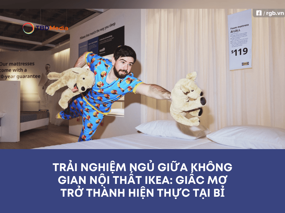 Trải Nghiệm Ngủ Giữa Không Gian Nội Thất IKEA: Giấc Mơ Trở Thành Hiện Thực Tại Bỉ