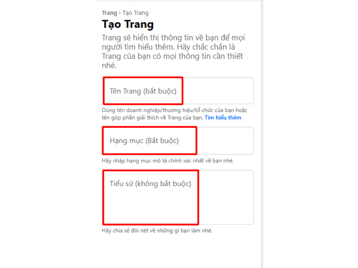 Hướng dẫn cách tạo Fanpage Trên Facebook bằng máy tính 