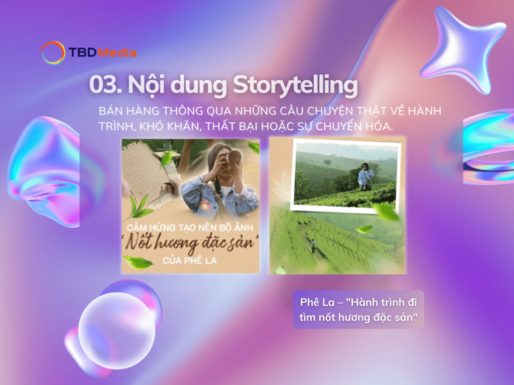 Nội dung Storytelling – Sức mạnh của hành trình vượt khó