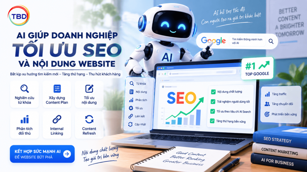 AI giúp doanh nghiệp tối ưu SEO và nội dung website